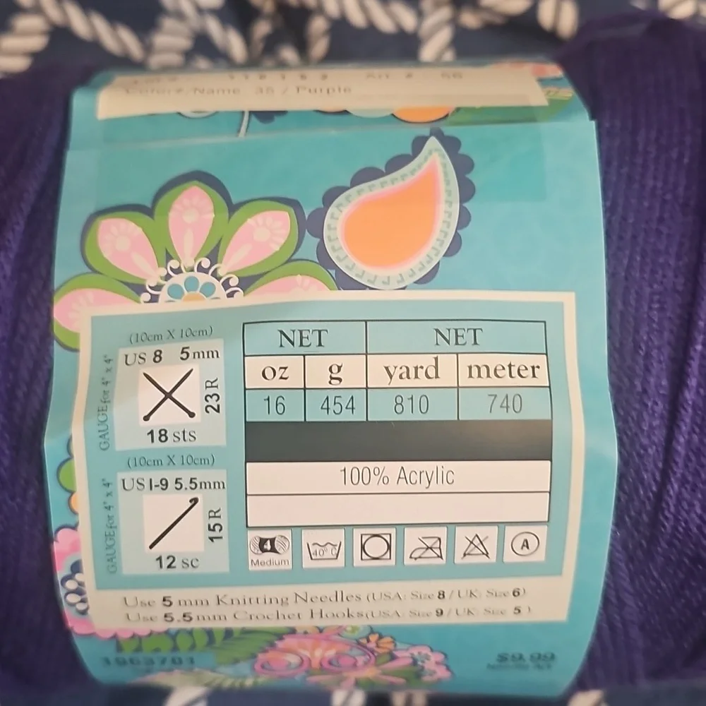 Crafter's Secret Purple Yarn